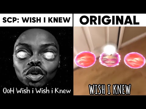 SCP Wish I Knew Original Sound vs Meme