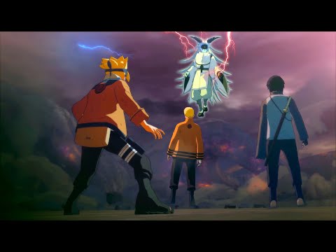Boruto, Naruto & Sasuke VS Momoshiki Full Fight (4K 60fps)- Naruto Storm 4 Next Generations