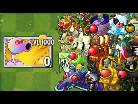All Plants Max Level vs All Red-Eyes Zombots - Pvz 2 Reflourished Zomboss Battlez