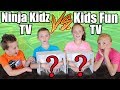 Kids Fun TV Compilation Video With Ninja Kidz TV Twin VS Twin Challenges Girls VS Boys Challenge