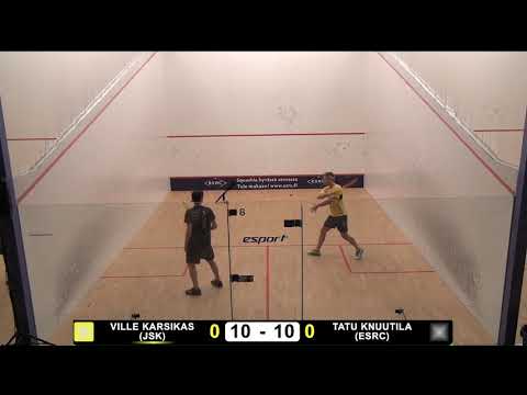 Espoo Satellite 2018: Tatu Knuutila ESRC - Ville Karsikas JSK