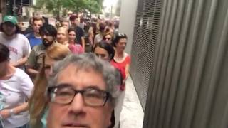 Walking Around MONA to the entrance, NYC