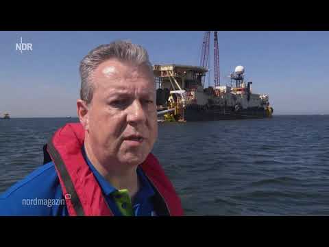 Nordmagazin  Erste Rohre für Ostseepipeline werden verlegt