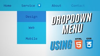 Dropdown Menu Using HTML CSS #html #css #dropdown #menu