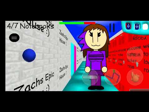 Zach's Epic Tutorials Chapter 1 NSPC Gameplay (Baldi's Basics Mod)