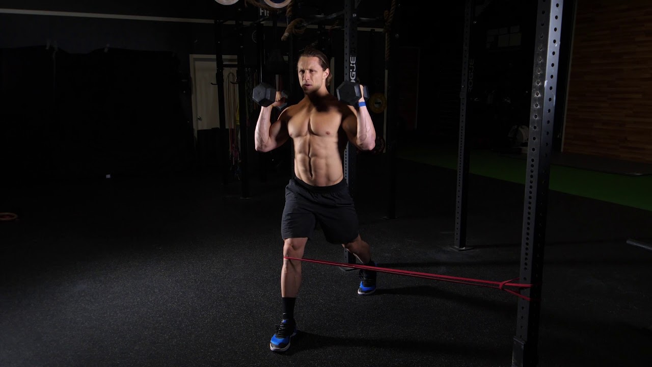 DB Front Rack RNT Split Squat