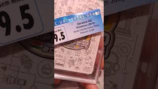 Regraded a CGC 9.5 with ags and went to a 9 dinted edge #agsgrading #ags #pokemongrading