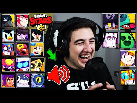 BÜTÜN SAVAŞÇILARI SESLENDİRDİM! BRAWL STARS