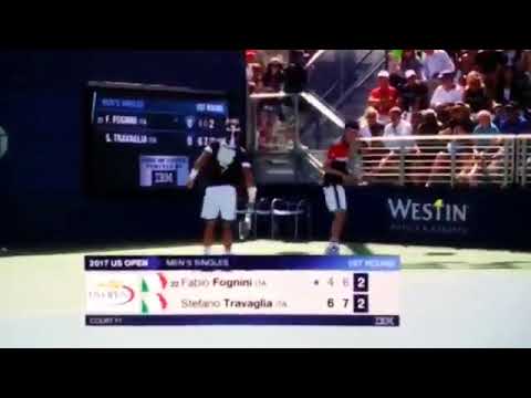 Fognini insulta l'arbitro donna agli Us Open: "Sei una t..."