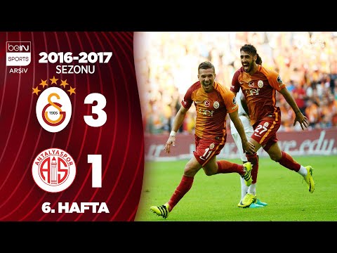 Galatasaray (3-1) Antalyaspor | MAÇ ÖZETİ | 6. Hafta - 2016/2017