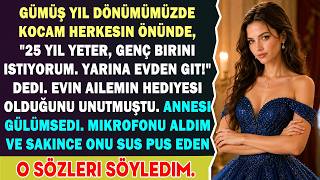 💒🎉 Evlilik yıldönümümüzün 25. yılında, kocam bana hediye yerine boşanm