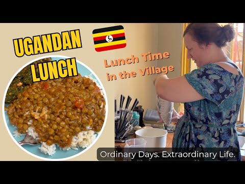 Cooking a Ugandan Lunch for My Family | Lentils, Rice & Sukuma Wiki 🇺🇬
