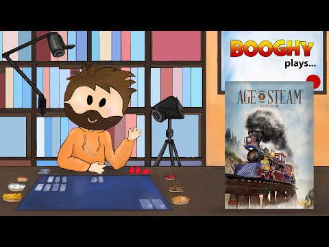 Booghy plays... Age of Steam(Trisland)(3p, Playthrough, Impressions)