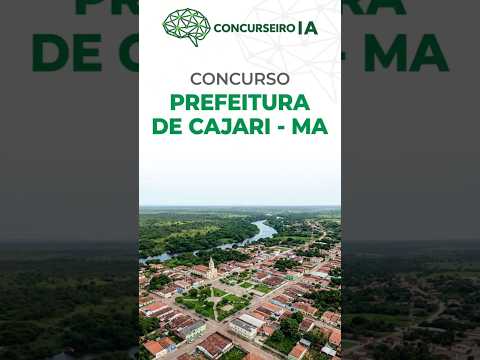 SAIU O EDITAL! Concurso Cajari MA 2026: 189 Vagas Imediatas e Inscrições Abertas! #concursos