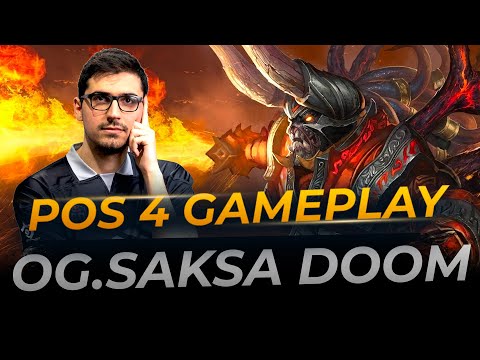 OG.Saksa plays Doom Support | Full Gameplay Dota 2 Replay