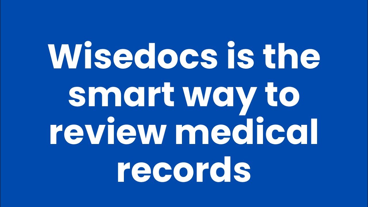WiseDocs: AI for Medical Records