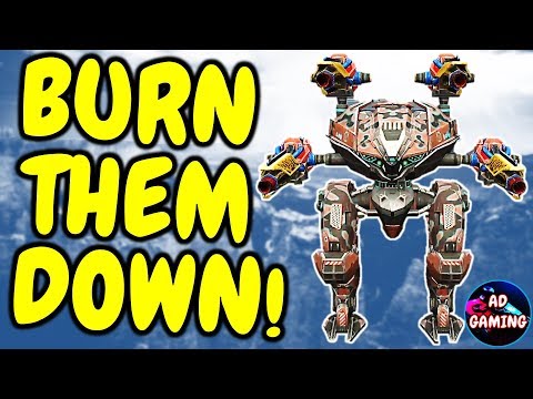 FREEDOM IGNITER LEECH GRILLING THE ENEMIES - War Robots MK2 Gameplay WR