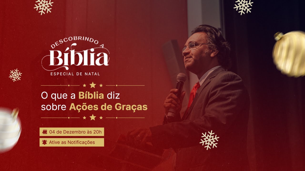 Descobrindo a Bíblia - Especial de Natal | Pr. Josué Brandão
