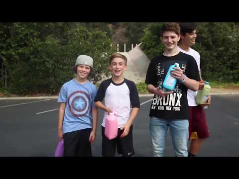 Rainbow milk challenge