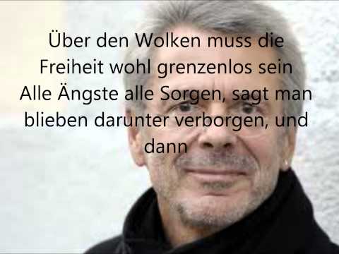 Über den Wolken von Reinhard Mey - Lyrics