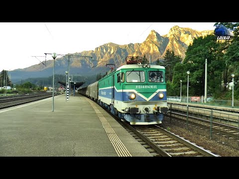 LE5100KW 40-0514-2 & Marfar Unicom Tranzit Freight Train in Gara Bușteni Station - 16 September 2020
