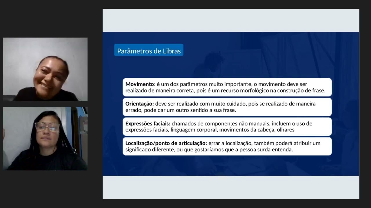 OFICINA DE LIBRAS  2º dia   05 11 2024