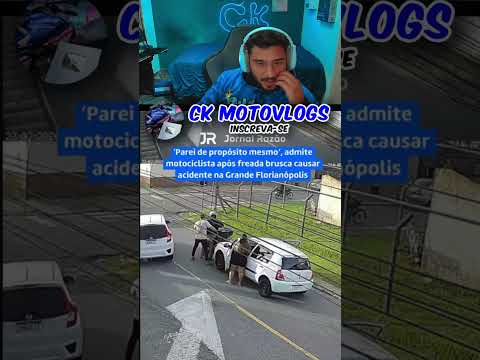 O CARA PROVOCA O ACIDENTE E AINDA QUER TIRAR SATISFAÇÃO #motovlogs #ckmotovlogs