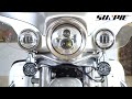 Harley Daymaker 7 Headlight 4 5 Fog Lights Bracket Mounting Ring Kits Installation And Show