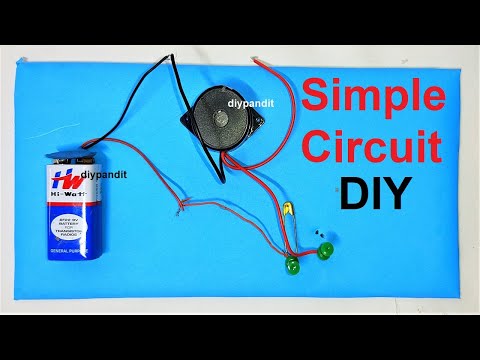 simple circuit working model school project for science exhibition DIY howtofunda