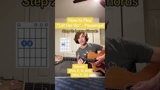 How to Play âauLet Her Goâau - Passenger ðbb¸ #guitartok #guitarlesson #guitartutorial #acousticcover