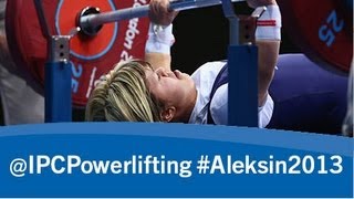 preview picture of video 'Powerlifting - women's -55, -61kg - 2013 IPC Powerlifting European Open Championships Aleksin'