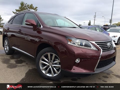 New Red 2015 Lexus RX 350 AWD Sportdesign Touring Package Review Northeast Edmonton