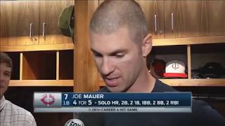 Twins' Mauer: 'The boys fought, and that was pretty good'