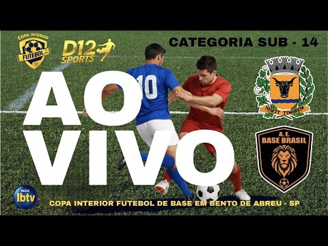 AO VIVO  - BENTO DE ABREU  X  A. E. BASE BRASIL  - SUB - 14