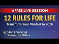 12 Rules For Life Free Live Session Transform Your Mindset In 2026 NLP Coach Princi Jain
