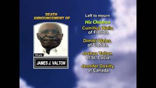 James J. Valton ~ Long Obituary