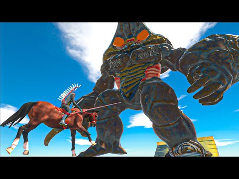 5 Levels of RANTHORN - Animal Revolt Battle Simulator