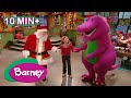 Christmas Songs And Activities Meeting Santa Barney The Dinosaur