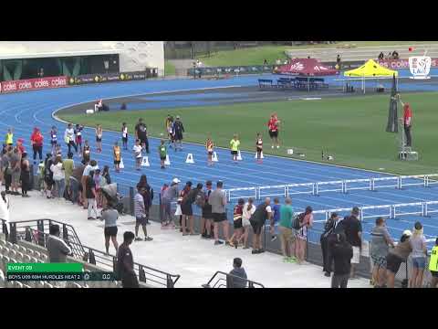 U9 Boys 60m Hurdles Heat 2: 2022 Commonwealth Bank State Combined Events Championships - Saturday