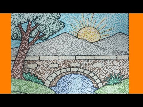 Pontilhismo #arte #ponto #pontilhismo