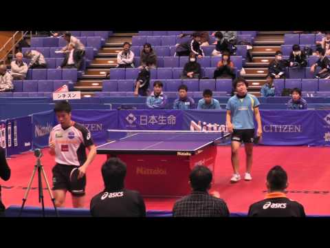 Table Tennis JTTL final4 Takanori Shimoyama vs Ryuzo Kubota 2012.12.1