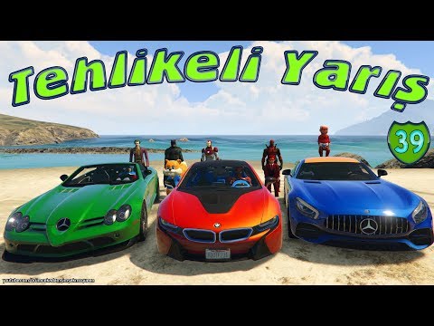 TEHLİKELİ YARIŞ BMW vs MERCEDES CHALLENGE - Örümcek Adam ve Örümcek Bebek