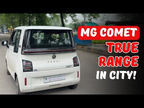 MG Comet EV Real City Range Test – Driven Like ICE Car!#electricvehicletalks #cometev #mgcometev