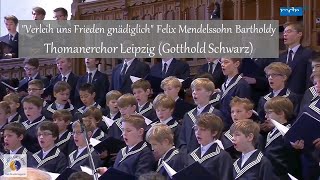 Thomanerchor Leipzig "Verleih uns Frieden gnädiglich" Felix Mendelssohn Bartholdy (MDR 14.01.2016)