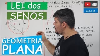 ⭕ Lei dos Senos - GEOMETRIA PLANA (Aula 14)