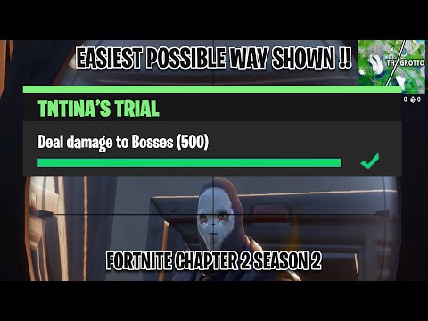 Deal damage to Bosses | Fortnite TNTINA'S TRIAL Week 3 Challenges