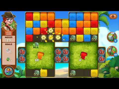 Lost Island Blast Adventure Level 1839 NO BOOSTERS - A S GAMING ✔️