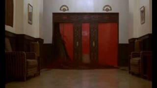 Another theory of Ager's involves the infamous river of blood gushing from one of the Overlook's elevators. If you squint, you can sort of make out a figure who seems to fall out of the elevator doors. Or maybe not. Watch Ager's super-creepy video above and decide for yourself.