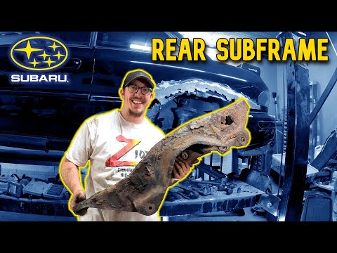 Removing the Rear Subframe on my 1998 Subaru Impreza 2.5RS GC8