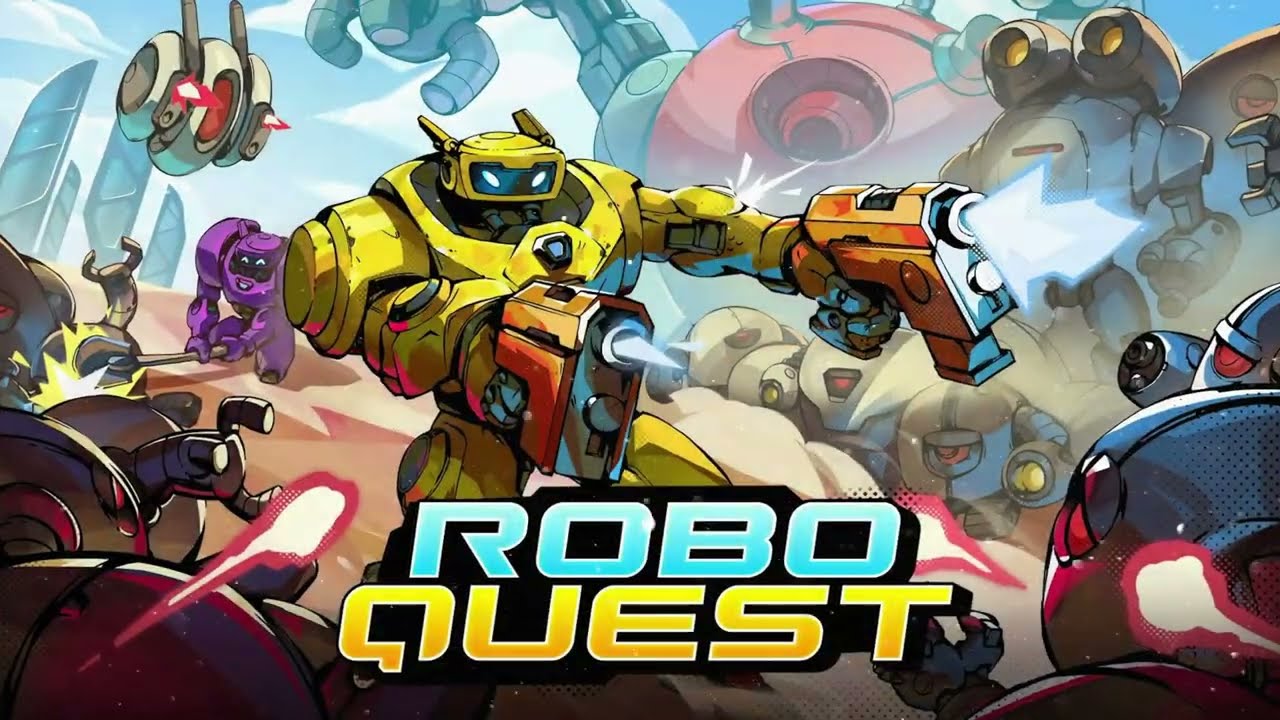 Roboquest VR port trailer showing the roguelite shooter running on Quest, PSVR2 and PC VR